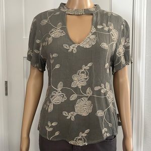 Buckle BKE Gimmicks Olive Top NWT